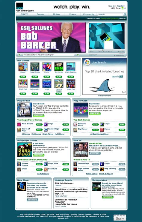 gsn homepage.
